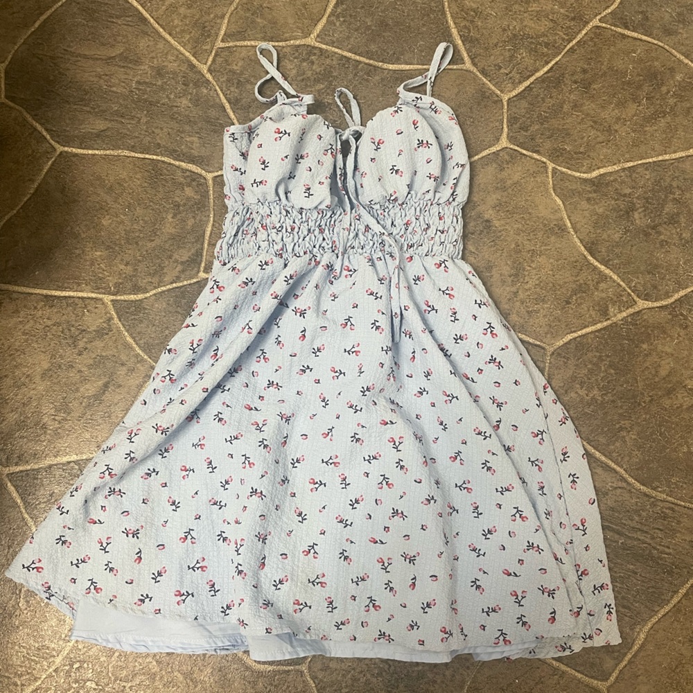 Floral Strapless Dress